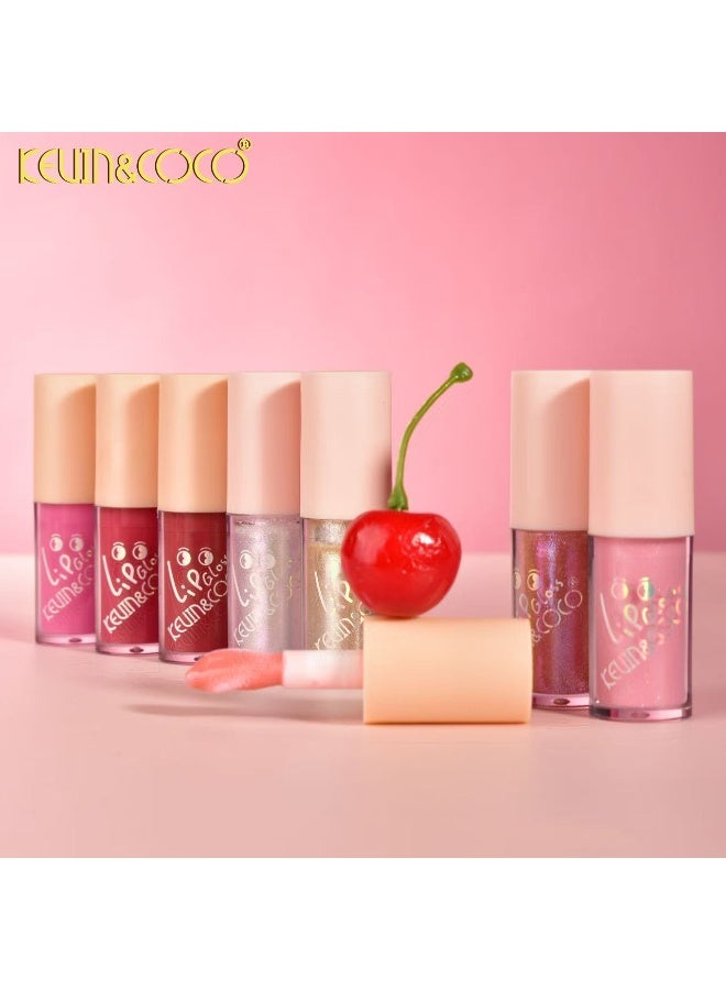 كيفن كوكو مجموعة ملمع الشفاه كيفن آند كوكو، 8 قطع، متعددة الألوان - Image 3
