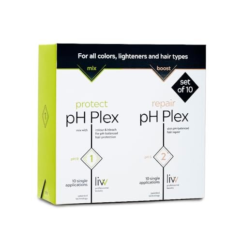 LIW pH Plex Steps 12 Protect Repair Hair Care Treatment Use with Home Hair Color Bleach Products Salon Quality Professional Results at Home Value Pack 10 Sachets of Steps 1 2 - Image 2