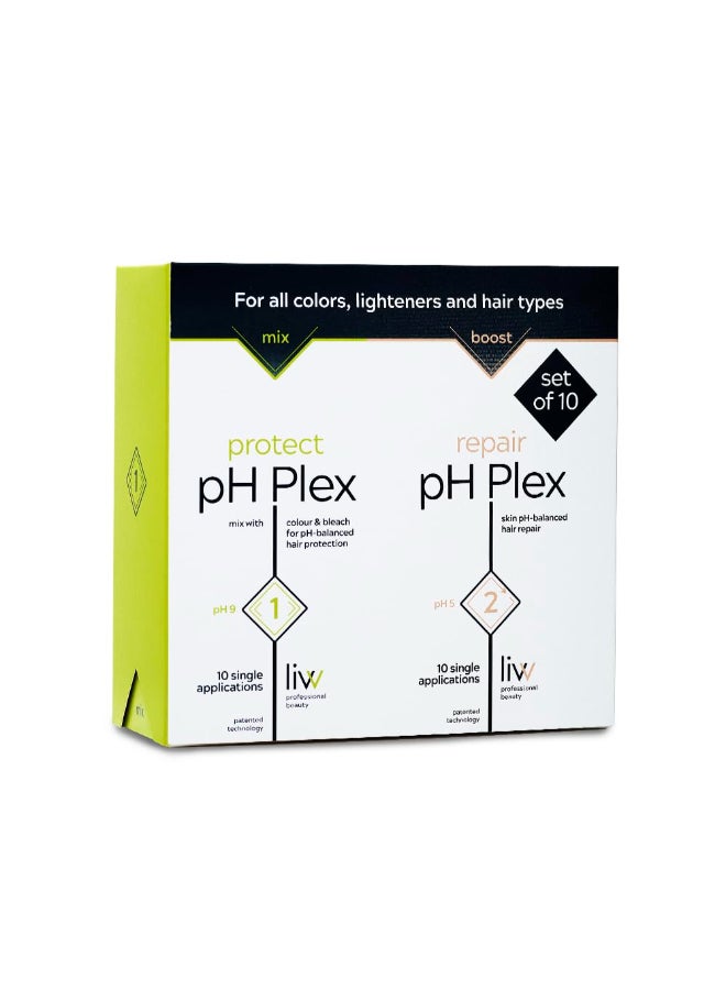 LIW pH Plex Steps 12 Protect Repair Hair Care Treatment Use with Home Hair Color Bleach Products Salon Quality Professional Results at Home Value Pack 10 Sachets of Steps 1 2 - Image 3