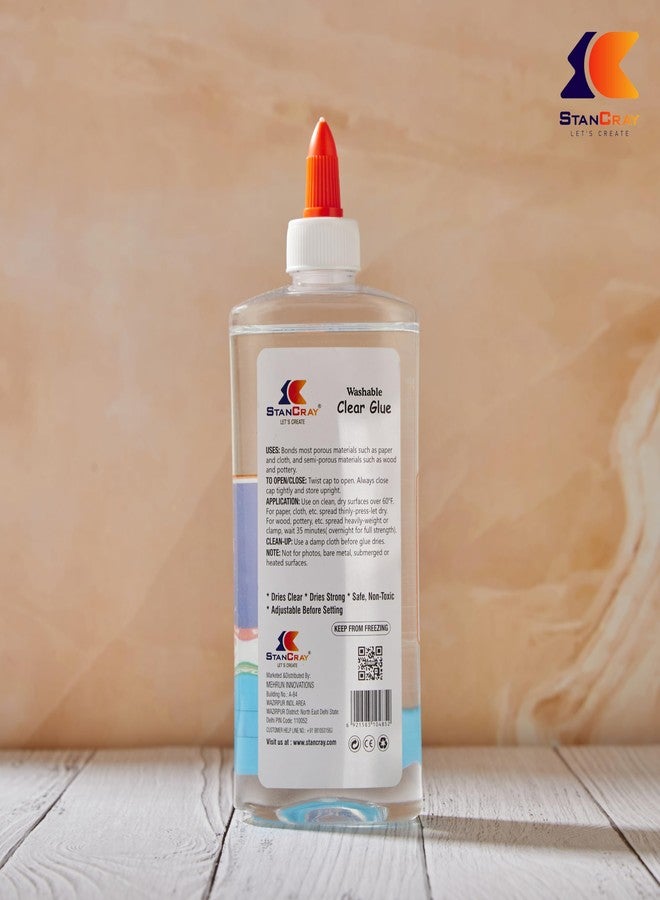 STANCRAY Craft Glue - All Multi-Purpose Liquid glue, Extra Strong- Great for Making Slime | Ultimate Adhesive | DIY Art & Craft | Ideal for Children, Student’s Project Work (266ml) - Image 2