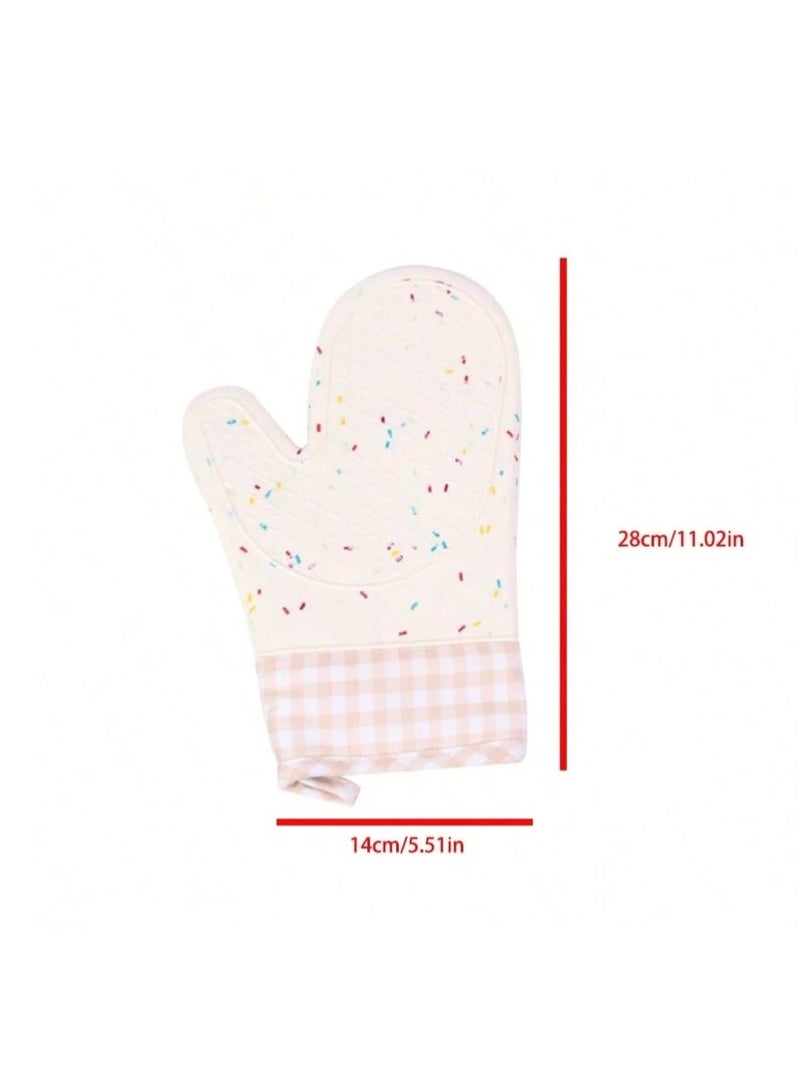 1 Piece Silicone Oven Gloves Heat-Resistant, Non-Slip Kitchen Mitts for Baking, Cooking & Microwave Use - Image 4