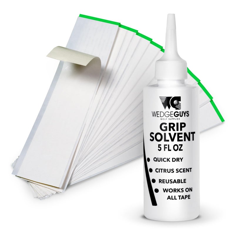 Wedge Guys Golf Grip Kits for Regripping Golf Clubs - Professional Quality - Options Include Hook Blade, 15 or 30 Grip Tape Strips, 5 or 8 oz Grip Solvent & Rubber Vise Clamp - Image 1