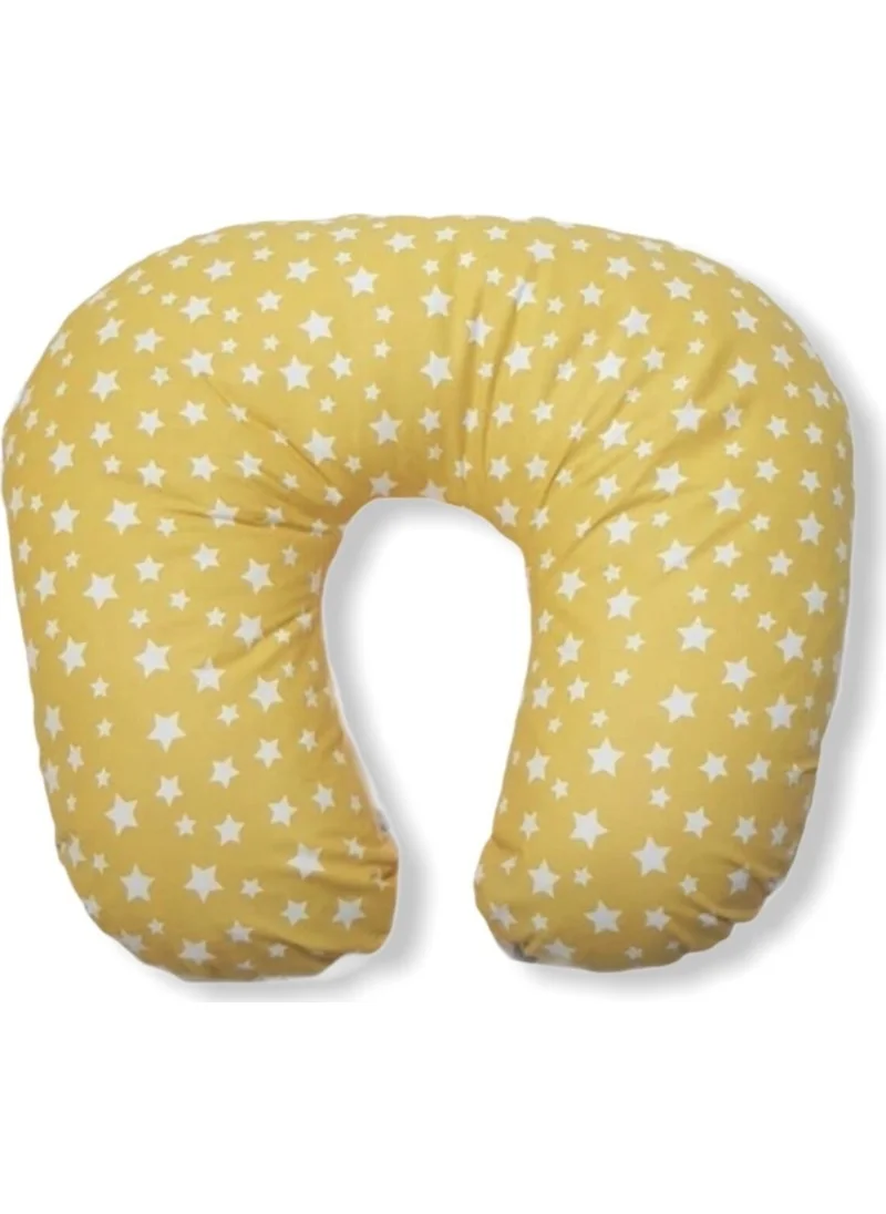 Bebek Özel Baby Special Breastfeeding and Sitting Pillow (Yellow Star)