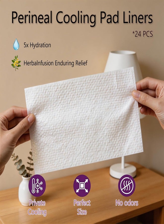 HVLVOYG Overnight Incontinence & Postpartum Pad, 24 Cooling Liners, Postpartum Recovery Care, Suitable for The Elderly and Postpartum Moms - Image 2
