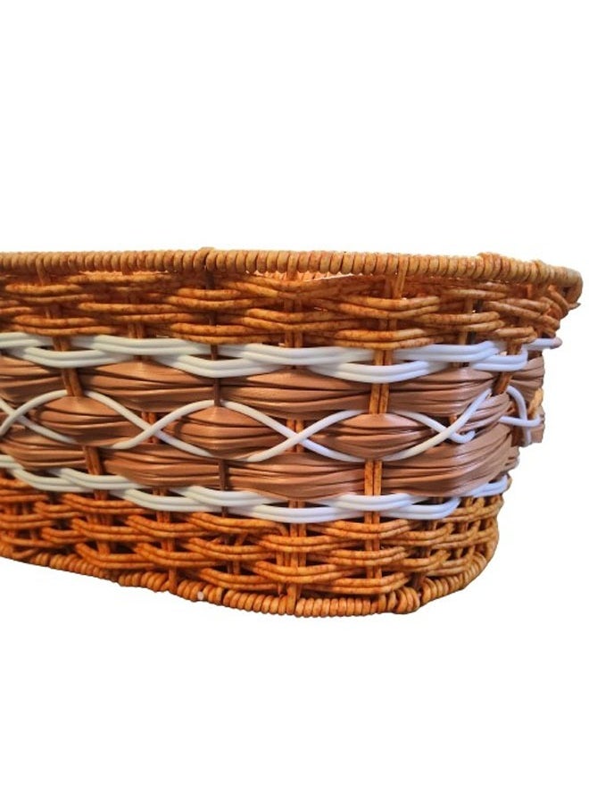NKX Set of 3 Handmade Rattan Fruit Basket Food Storage Bowls Kitchen Organizer  - Image 5