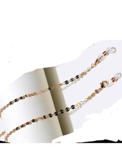 اكسوارات ار ايه سلسلة نظارة  دهبي معدن  مميز مع ملاليم ذهبيه  - Image 2
