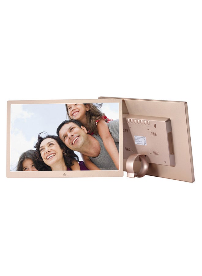 15 Inch Metal Digital Photo Frame LCD Display Loop Play Picture Video Advertising 15.4 Inch Electronic Photo Album-Color:15.4inch / 15inch -champagne Gold  - Image 4