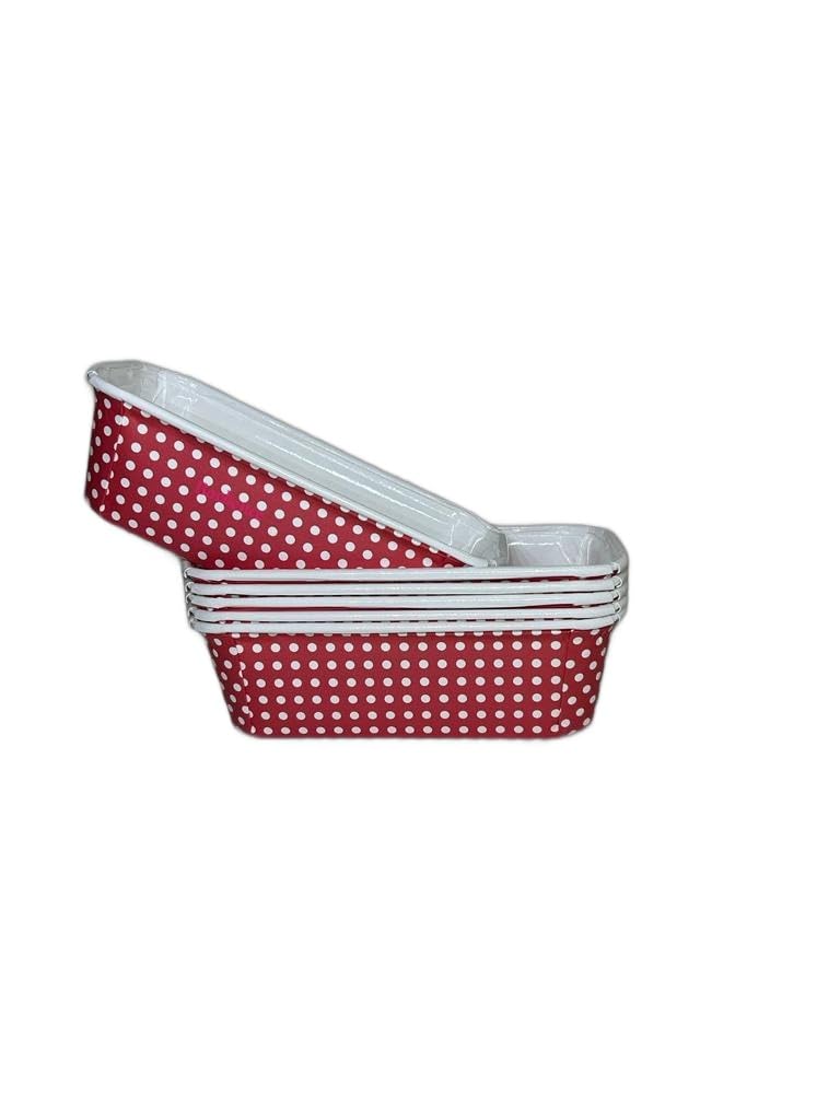 Baekence Baekence Bake and Serve Plumpy Cake Mould Red Pack of 10 pcs200 GMS - Image 1