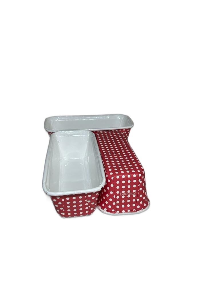 Baekence Baekence Bake and Serve Plumpy Cake Mould Red Pack of 10 pcs200 GMS - Image 4