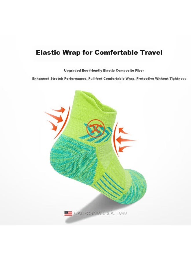 Tfo Compeion-level Outdoor Sports Socks Durable Running Hiking Mountaineering Trail Socks 2902435 Women's Fluorescent Green - Image 5