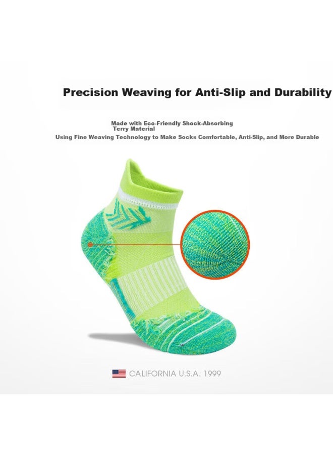 Tfo Compeion-level Outdoor Sports Socks Durable Running Hiking Mountaineering Trail Socks 2902435 Women's Fluorescent Green - Image 3