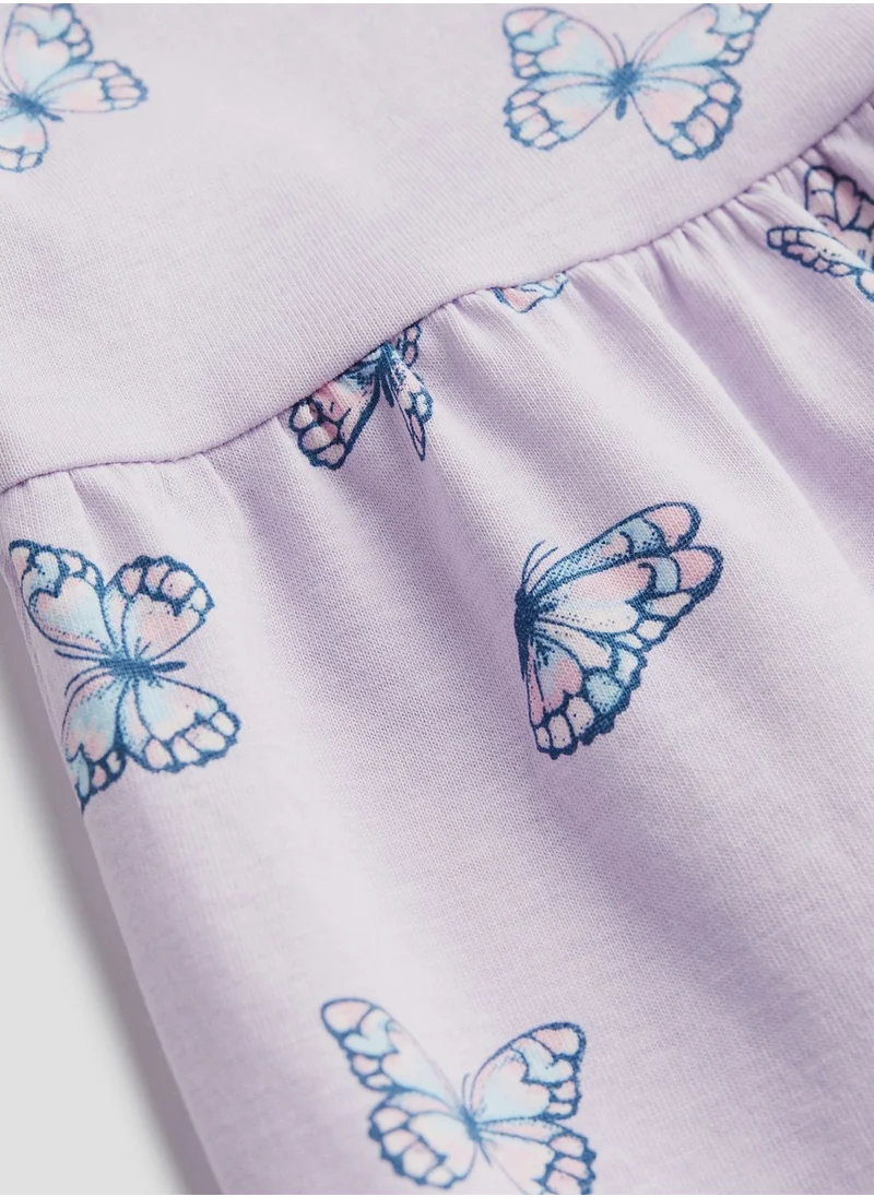 H&M Kids Butterfly Print Midi Dress