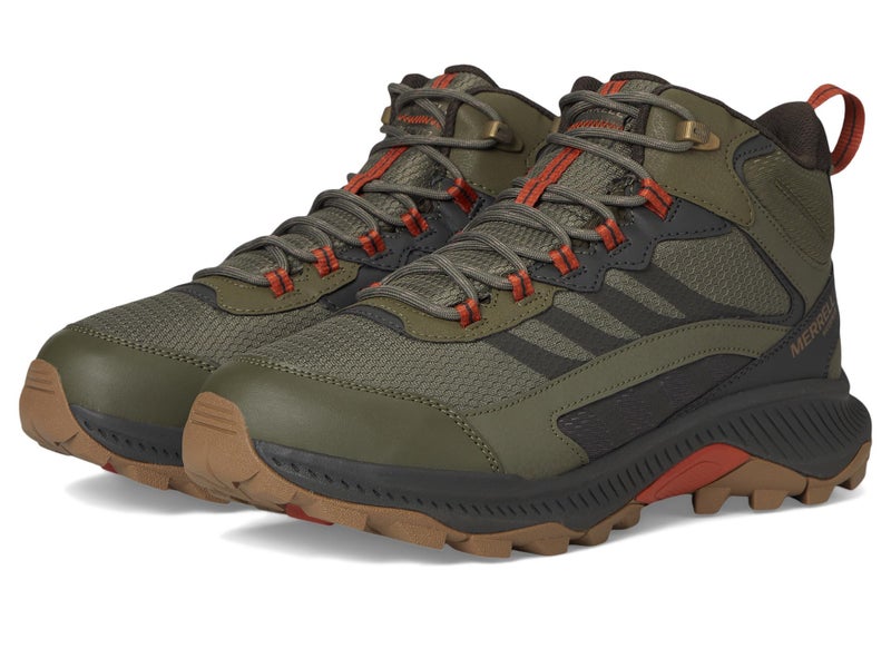 Merrell Men's Speed Strike 2 Mid Waterproof Hiking Boot, Olive, 12.0 - Image 1