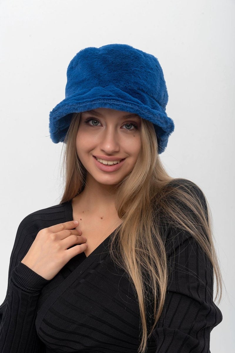 Saria Moda Saria Fashion Plush Bucket Hat  - Image 2