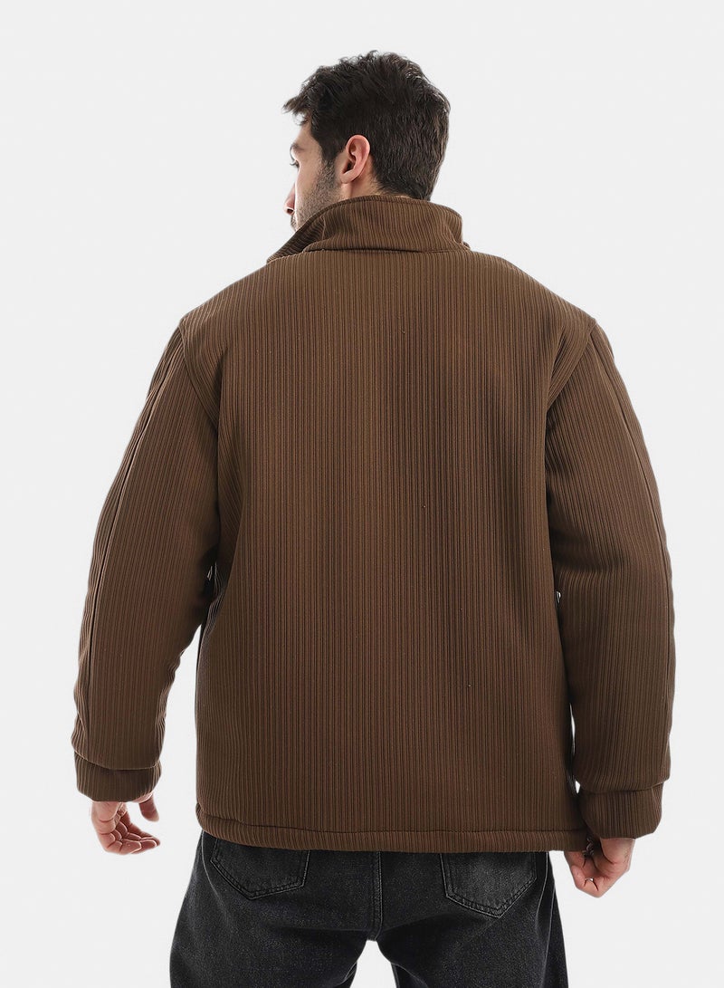 Red Circle Istanbul Lycra Jacket With Zipper - Image 3