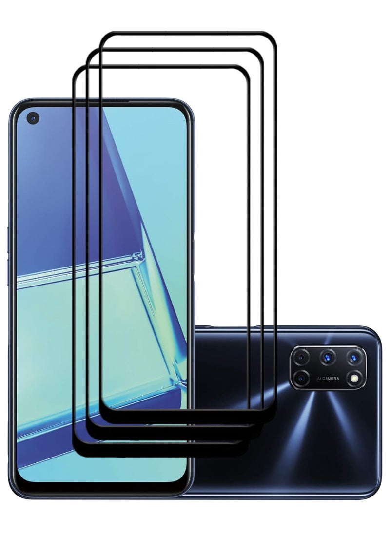 ACLIX 3 Pieces Antistatic ESD Dustproof Premium Quality High Definition Tempered Glass Screen Protector Designed For Oppo A52 - Image 1