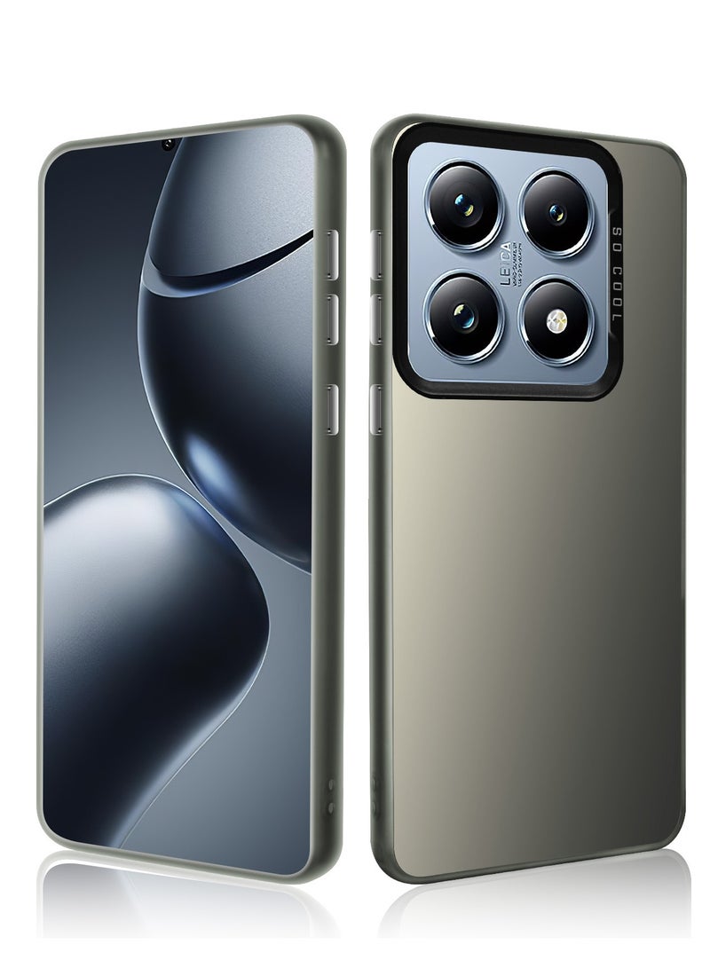 LiuShan Xiaomi 14T Pro 5G Case, Slim TPU Bumper Phone Cover,360°Full Body Shockproof Protective Phone Case for Xiaomi 14T Pro 5G Gray - Image 1