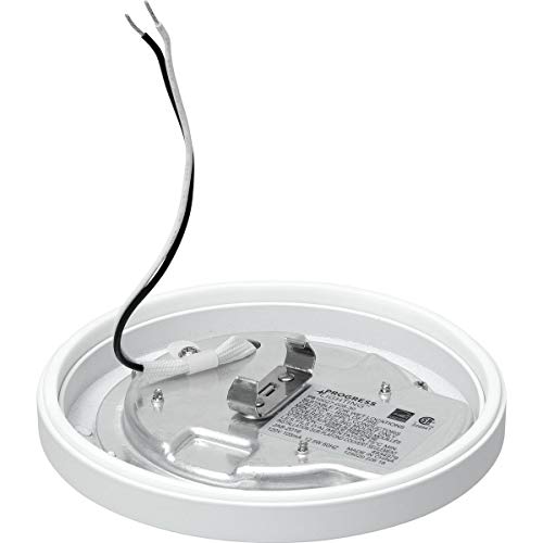 Progress Lighting 5-1/2" Emblem Collection Surface Mount LED, Aluminum in White - Image 2