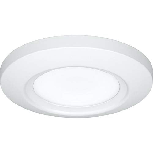 Progress Lighting 5-1/2" Emblem Collection Surface Mount LED, Aluminum in White - Image 1
