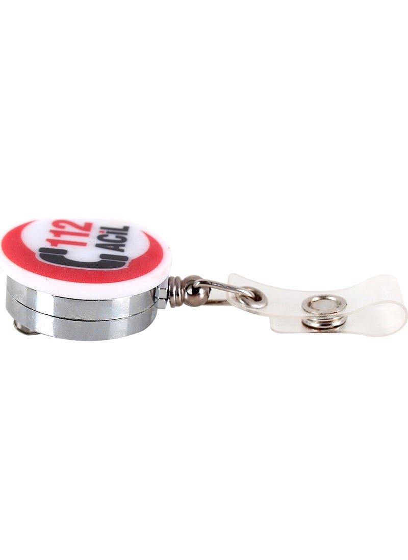 Nur - Ortopedi 112 Emergency Themed Yoyo Name Badge - Image 1