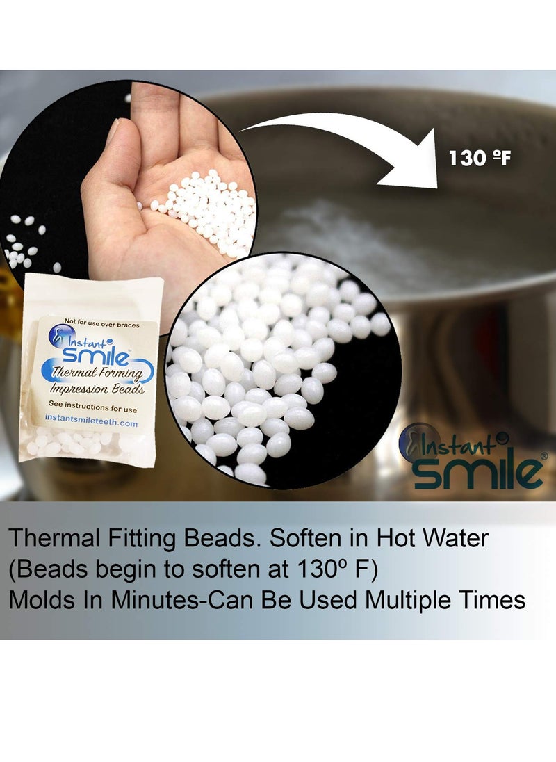 Instant Smile 8 Packages of Instant Smile Billy Bob Replacement Thermal Adhesive Fitting Beads for Fake Teeth  - Image 2