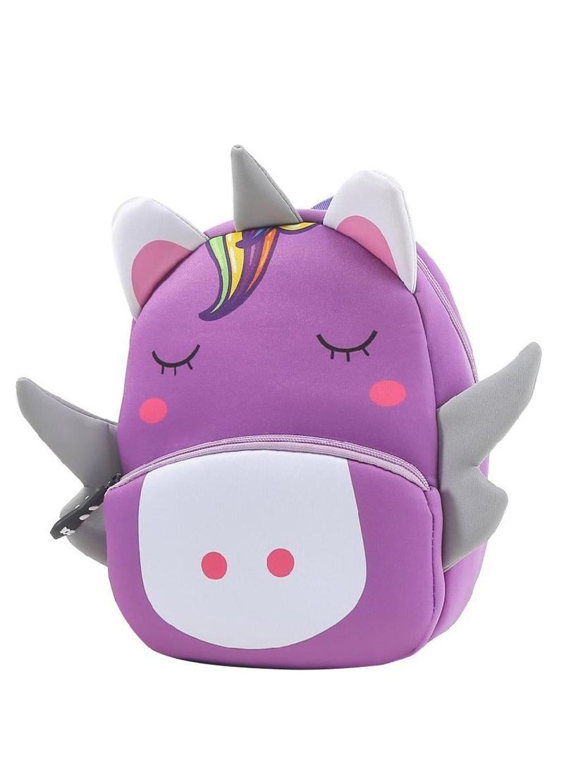 UNICORN 3D Unicorn Kinder Backpack Purple - Image 2