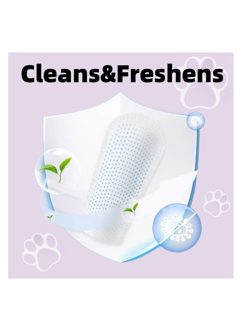 KASTWAVE Pet Teeth Cleaning Finger Wipes for Dogs & Cats, Reduces Plaque & Tartar, Freshens Breath, No Rinse Finger Toothbrush, Comfortable Grooming, Dental and Gum Care for Pet, 3Pcs - Image 4