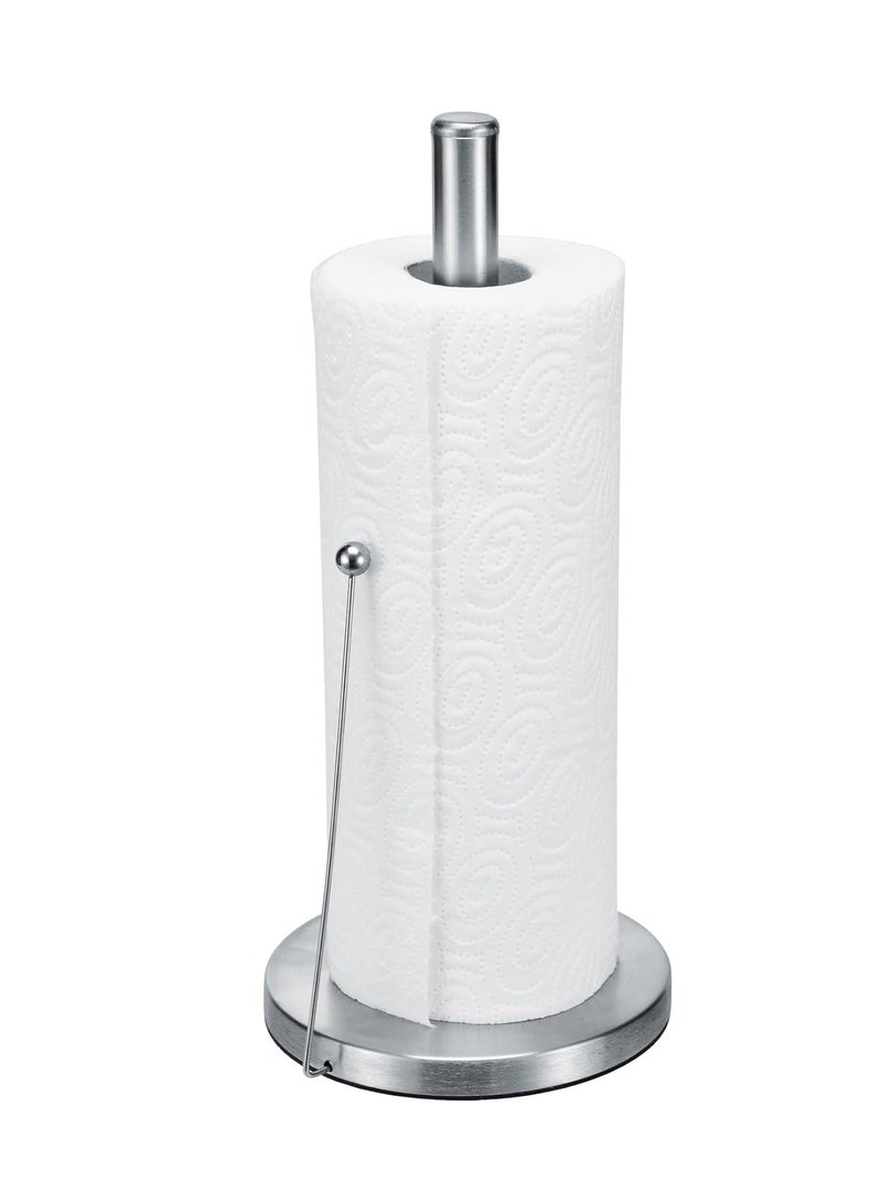 vsell24 Modern Stainless Steel Paper Towel Dispenser with Stable Base - One-Handed Tear Design - Image 4