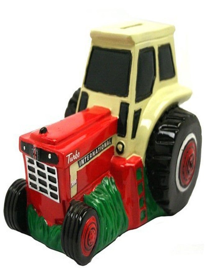 Farmall Ruksikhao Polyresin Red/White International Harvester Tractor Bank - Image 2