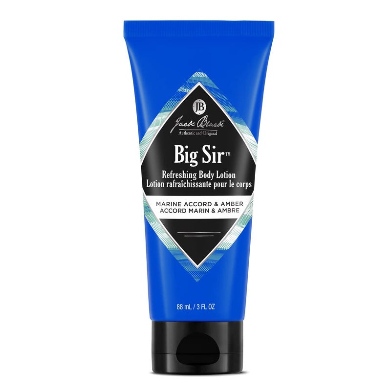 Jack Black Big Sir Body & Hair Cleanser, 3 Fl Oz â€“ Marine Accord & Amber â€“ Mens Body Wash, Mens Shampoo, Skin Care, Hair Care, Dual-Purpose Body Wash Men, Sulfateâ€“Free - Image 1