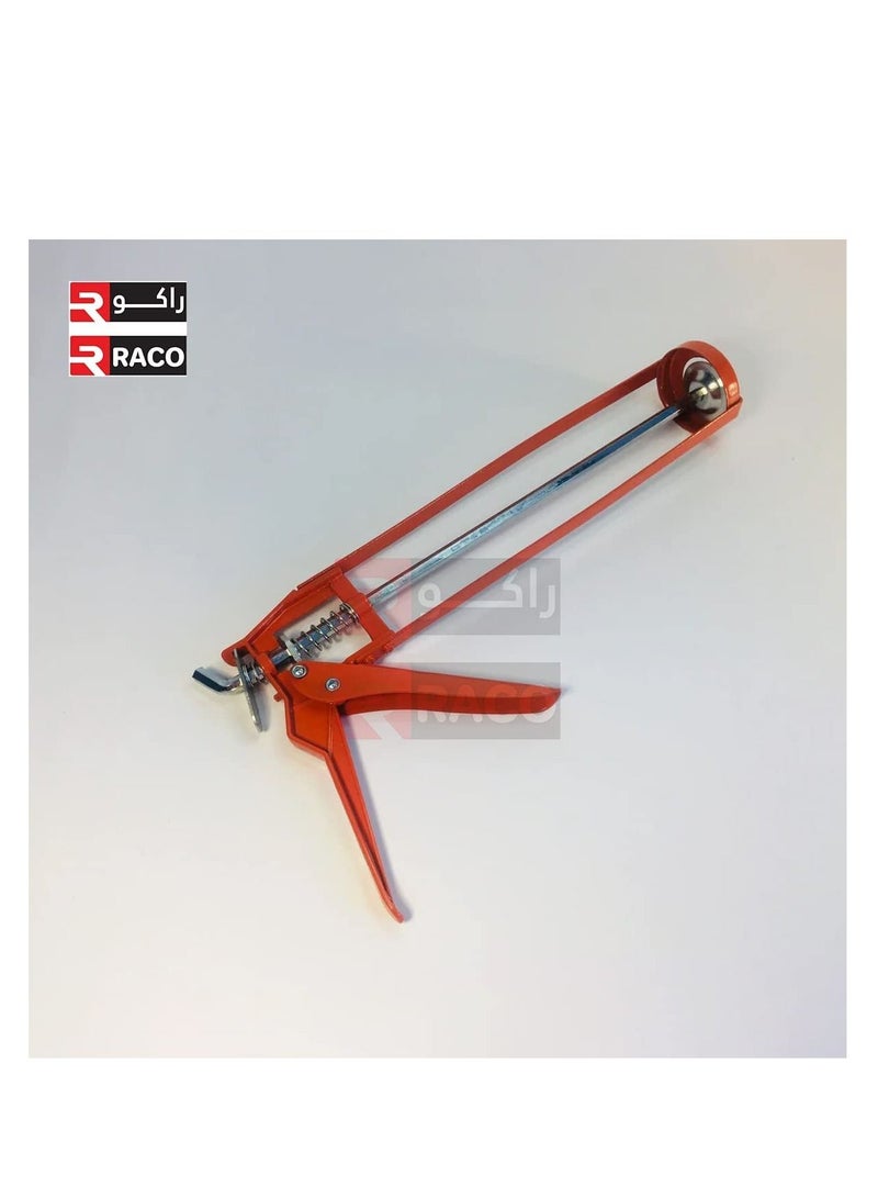 RACO RACO General Purpose Silicone Gun, Suitable for Home & Office use with 10:1 Thrust Ratio, Metal Caulking Gun with Quick Release Plate for Adhesives, Caulk, Silicone, and other Cartridges  - Image 3
