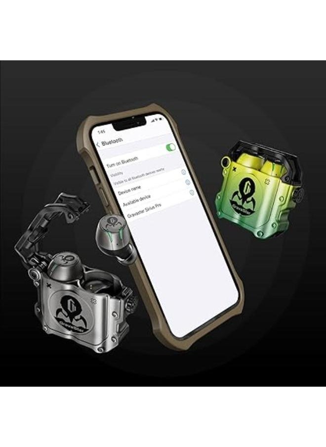 Gravastar - Wireless Earbuds Bluetooth,Touch Control with Wireless Charging Case,Deep Bass Stereo Earphones in-Ear Built-in Mic,Headphones for iPhone/Android - Image 1