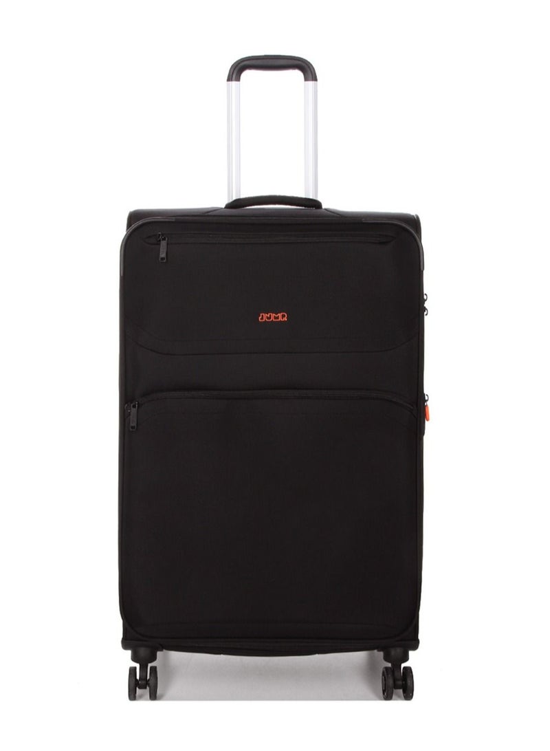 Jump Moorea 2 Soft Expandable Suitcase Luggage Trolley 76 cm Large Black - Image 2