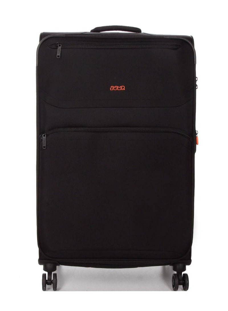 Jump Moorea 2 Soft Expandable Suitcase Luggage Trolley 76 cm Large Black - Image 5