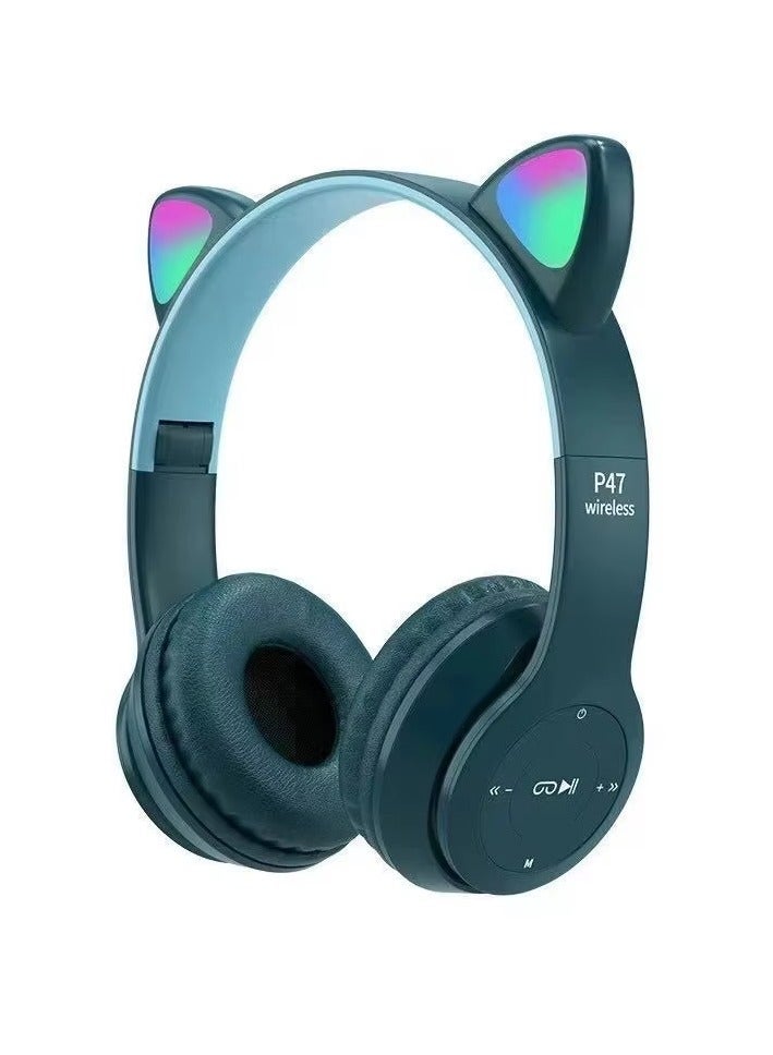 Cat Ear Bluetooth Wireless Headphones - Image 1