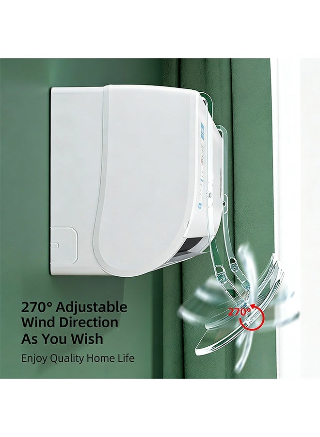 مكيف الهواء العاكس مكيف الهواء درع الرياح، تقسيم AC قابل للتعديل تدفق العاكس منع AC من التنفس مباشرة، 50-102CM القابلة للسحب AC الزجاج الأمامي - Image 5