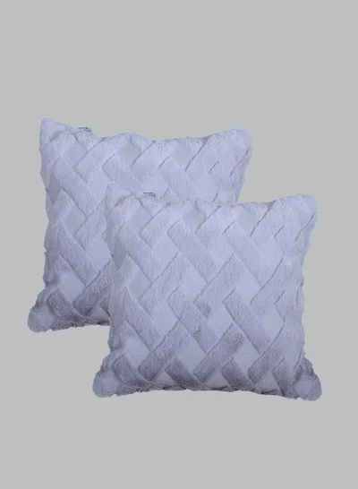 Donetella Cushion Cover,45X45 Cm (18X18 inch) 2-Pcs Decorative Throw Pillowcases Without Filler With Beautiful Abstract Art For Sofa Bed Living Room And Couch, Santa Blue