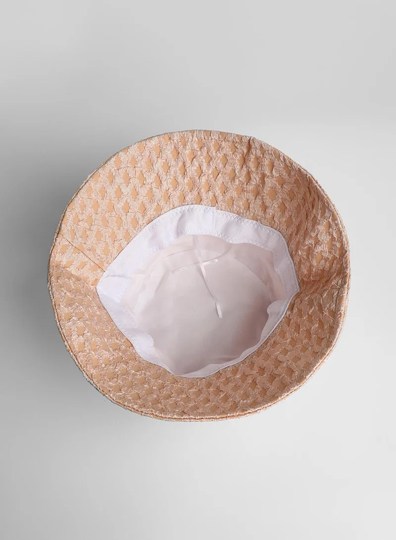 Haute Sauce  Textured Bucket Hat - Saltbox Beige  | Best Price UAE