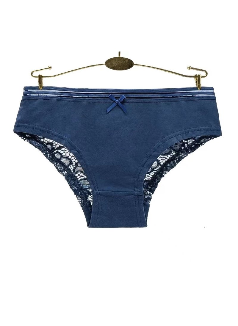 Zeemey - Zeemey 6-Piece Cotton Bikini Breathable Panties Low Waist Fashionable Ladies - Image 1