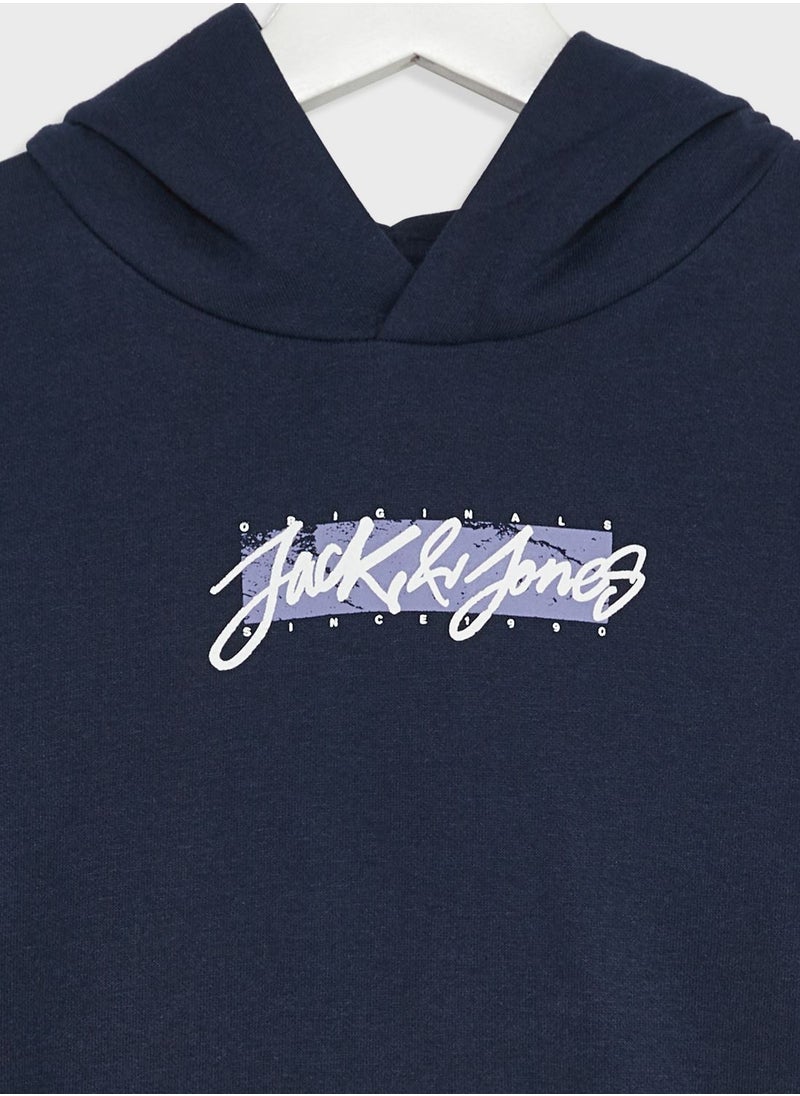 Jack & Jones Junior - Youth Logo Hoodie - Image 1