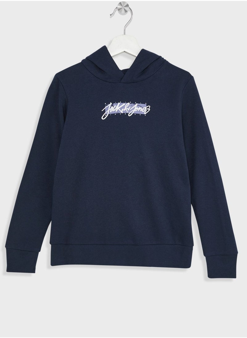Jack & Jones Junior - Youth Logo Hoodie - Image 1