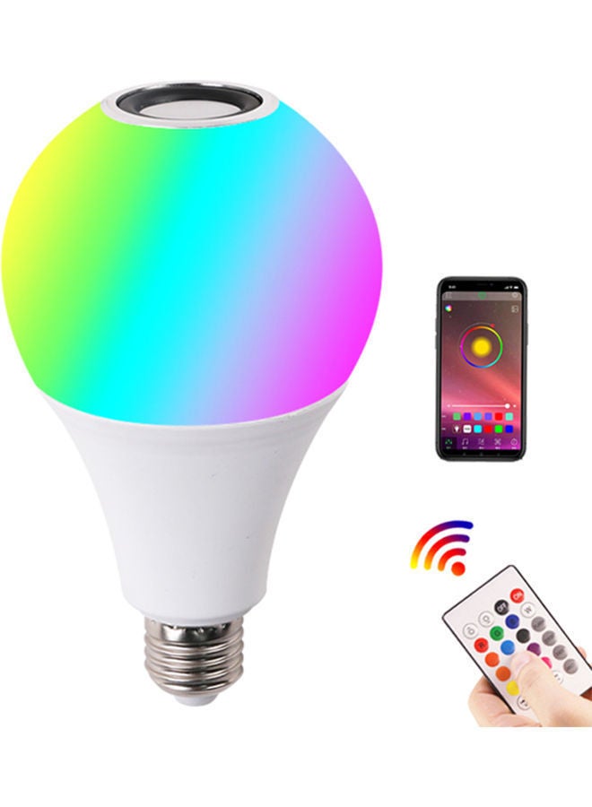 NIBEMINENT Smart BT Connected LED Bulb Light With Controller Multicolour - Image 1
