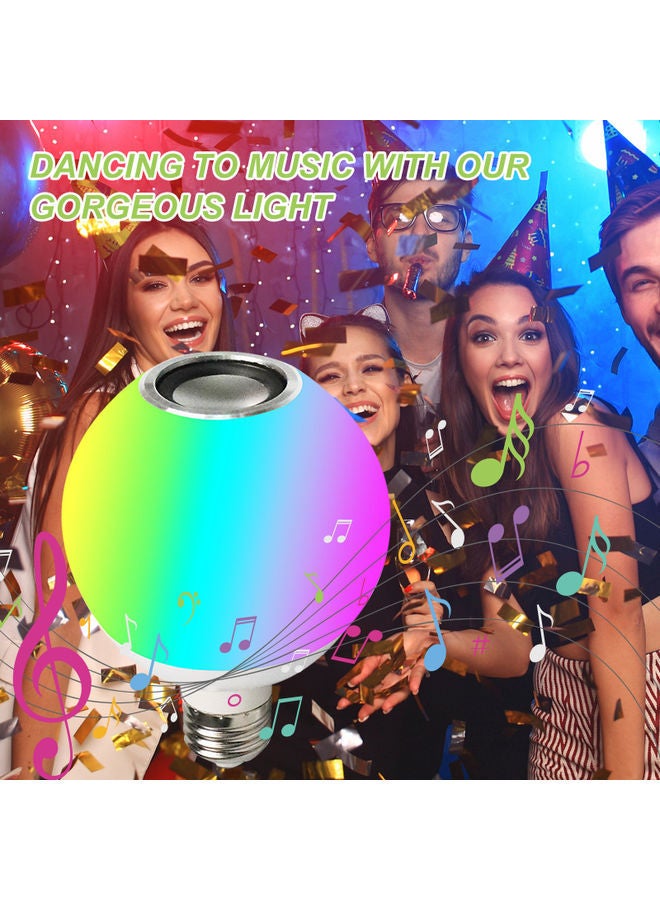 NIBEMINENT Smart BT Connected LED Bulb Light With Controller Multicolour - Image 2