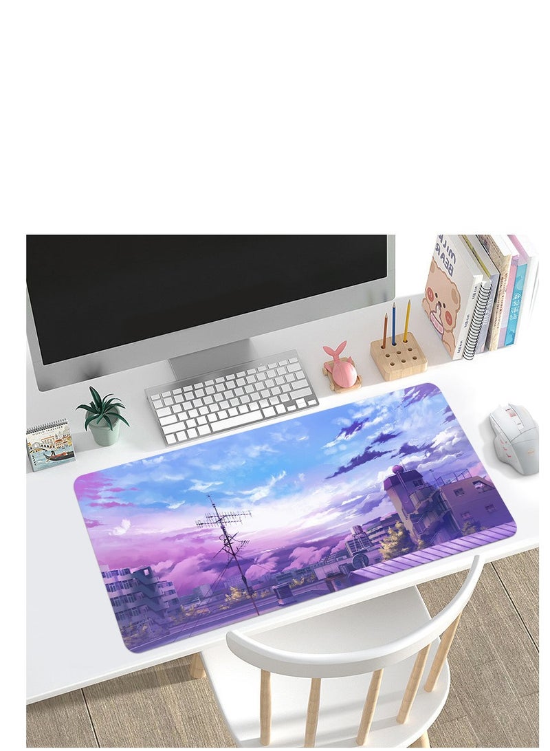 Y&D Large Mouse Pad Extended Gaming Mouse Pad Non-Slip Rubber Base Mouse pad Office Desk Mat Smooth Cloth Surface Keyboard Mouse Pads for Computers 800 X300 X 3mm - Image 1