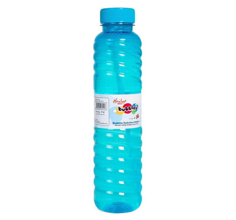 Hamleys Bubble Solution Bottle, 500ml, Blue | Safe & Gift-Friendly - Image 3