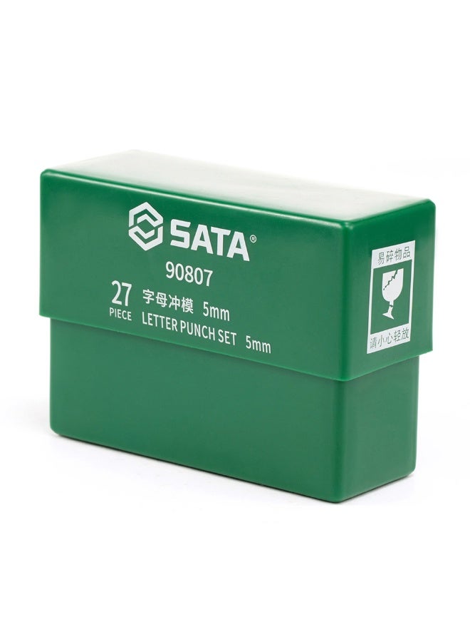 SATA ST90808 27-Piece 6mm Letter Punch Set - Image 5