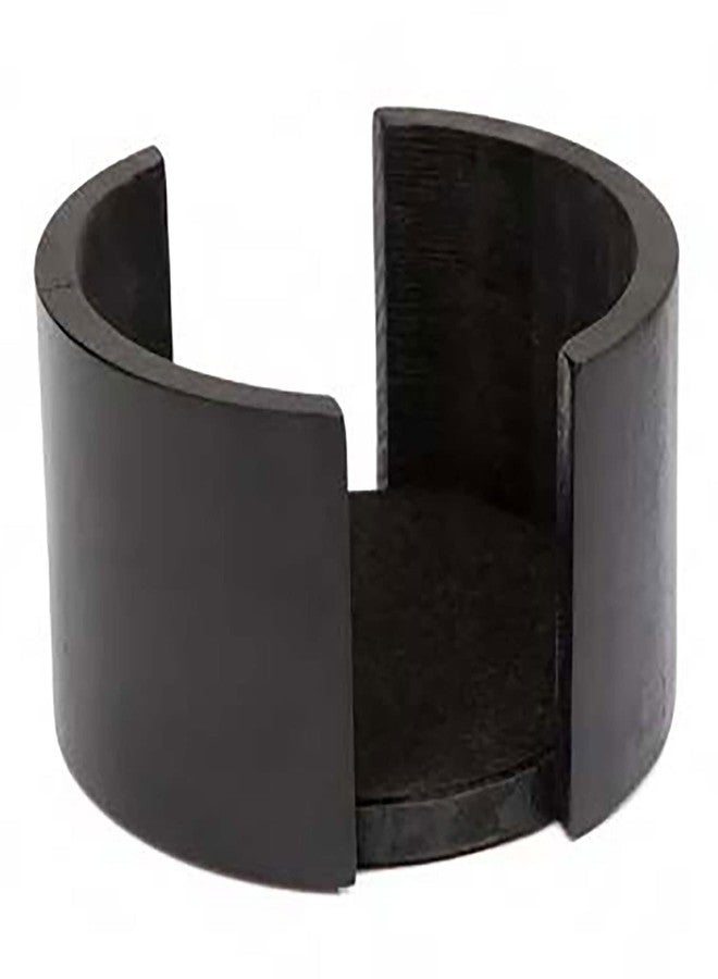 ثيريستي ستون حامل أكواب دائري من خشب الأكاسيا الأسود من ثيرستيستون، يتسع لأكواب دائرية مقاس 4 بوصات