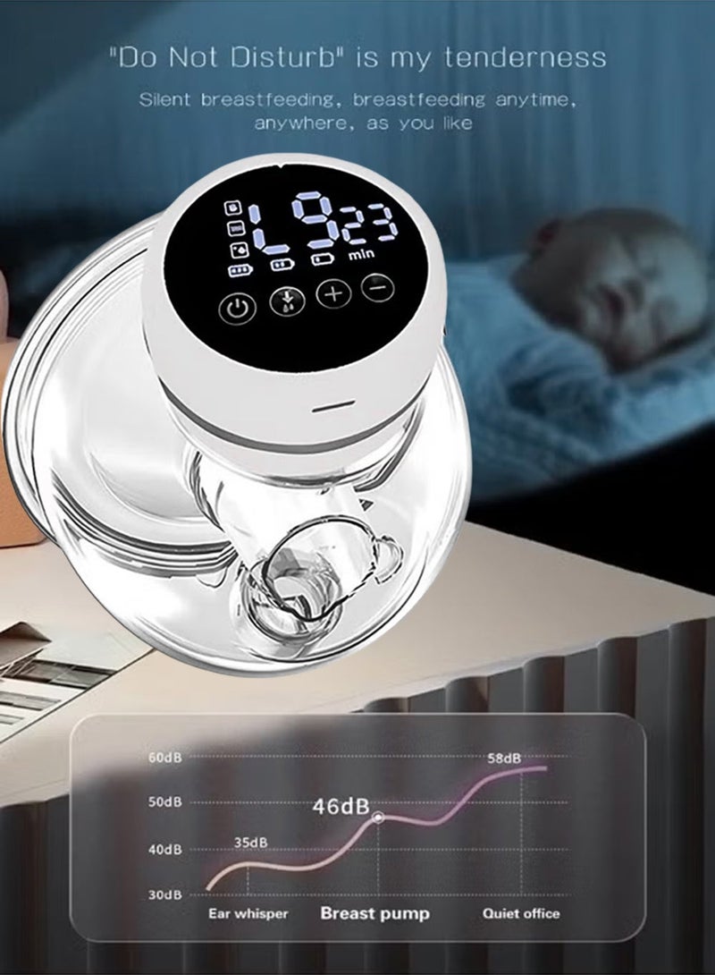 Moonstone Creations Breast Pump Portable, Rechargeable, Electric & Wearable with 3 Modes, 12 Levels, LCD Display, Memory Function, Pain-Free Design - Image 5