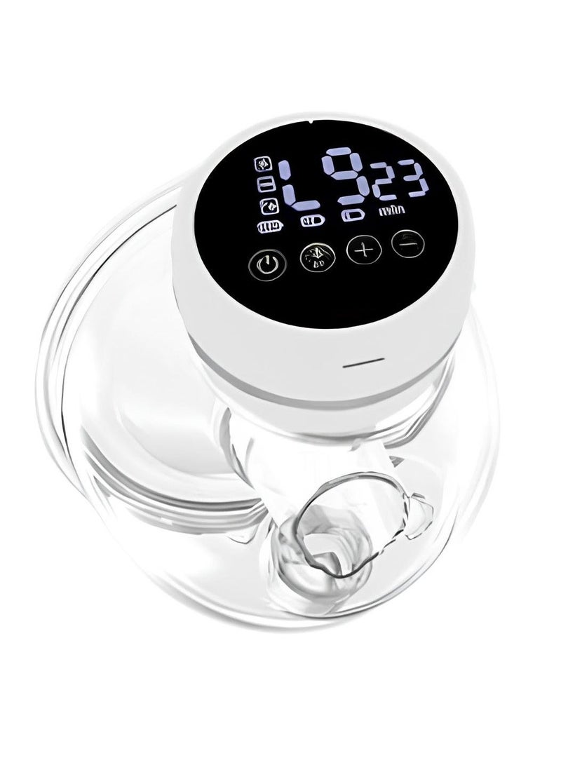 Moonstone Creations Breast Pump Portable, Rechargeable, Electric & Wearable with 3 Modes, 12 Levels, LCD Display, Memory Function, Pain-Free Design - Image 1