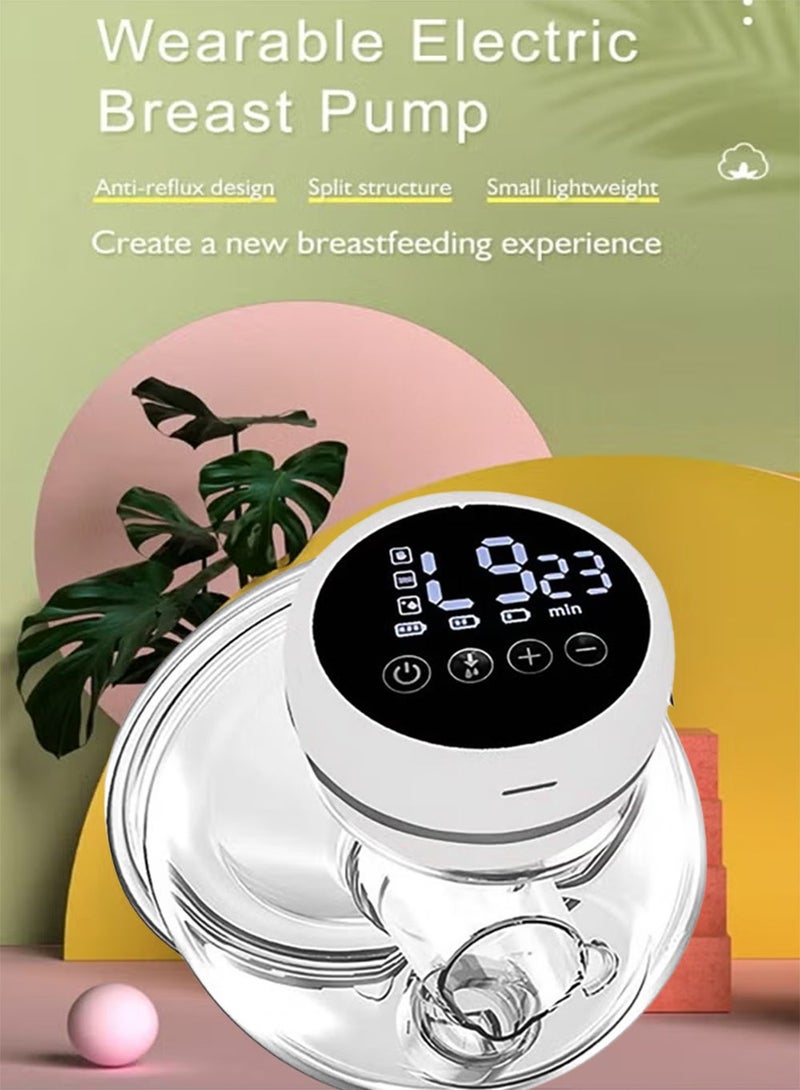 Moonstone Creations Breast Pump Portable, Rechargeable, Electric & Wearable with 3 Modes, 12 Levels, LCD Display, Memory Function, Pain-Free Design - Image 2